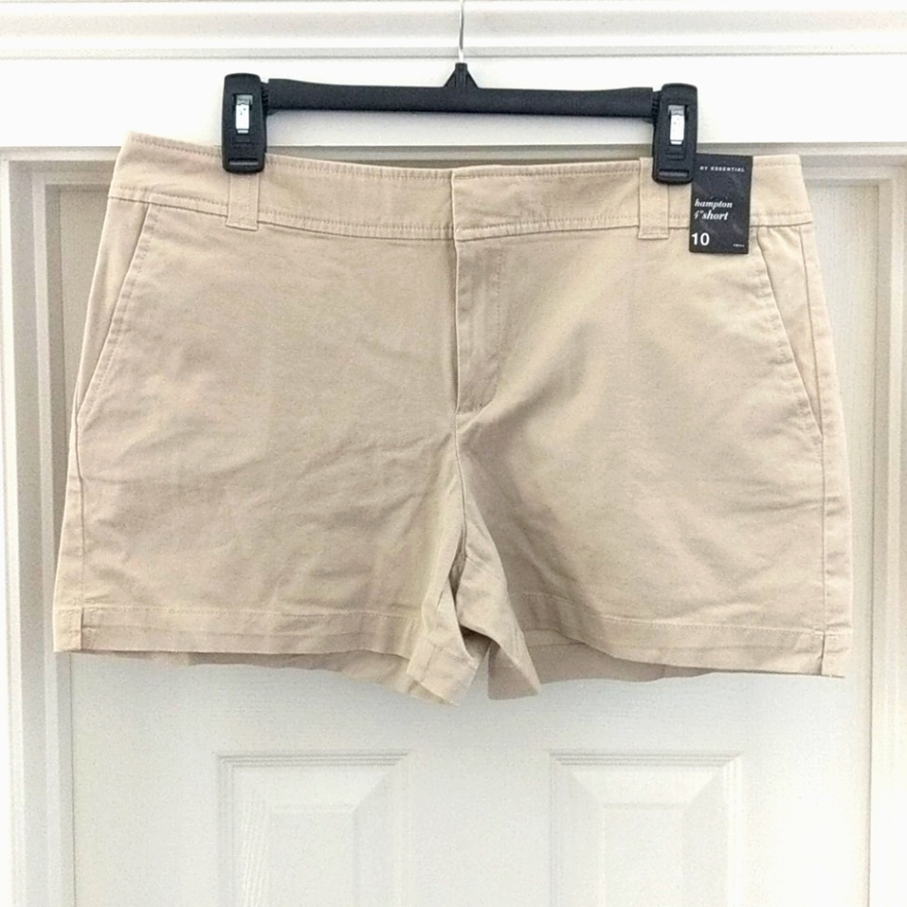 NWT New York & Company Hampton 4" Twill Shorts